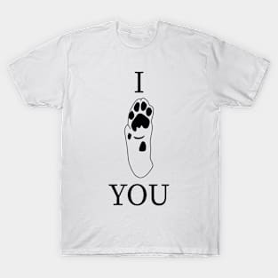 I LOVE YOU DOG T-Shirt